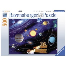 Puzzle Sistemul Solar, 500 piese Ravensburger